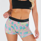 Shinesty The Fineapples pineapple women's boxers – funny tropical novelty lounge underwear