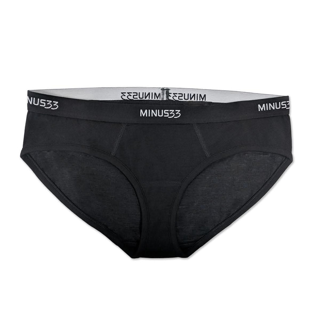 Minus33 Woolverino women's microweight merino wool bikini briefs – breathable everyday underwear