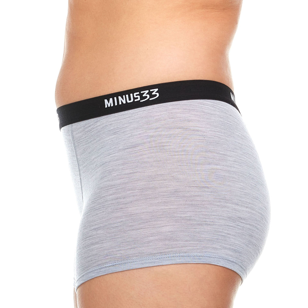 Minus33 Woolverino women's microweight merino wool boyshorts – anti-odor breathable underwear