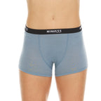 Minus33 Woolverino women's microweight merino wool boyshorts – anti-odor breathable underwear