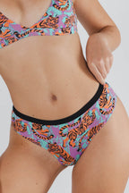 Shinesty The Go Get Em abstract tigers cheeky underwear – bold animal print novelty
