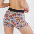 Shinesty The Go Get Em abstract tigers women's boxers – bold animal print novelty underwear