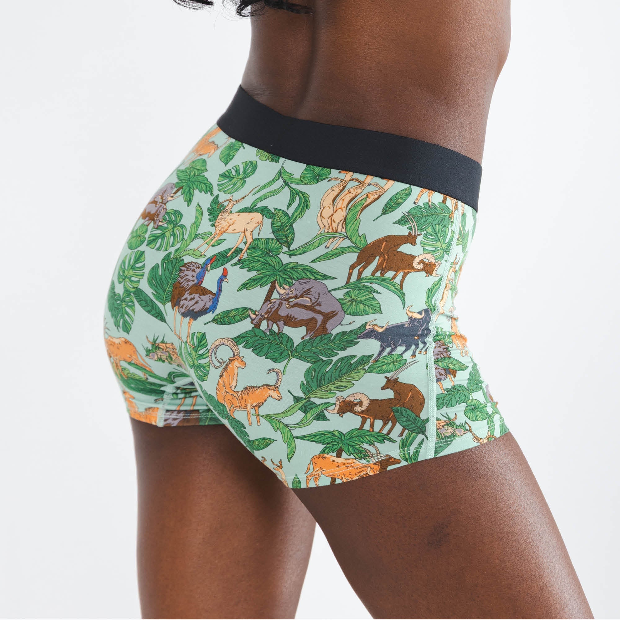 Shinesty The Hornography naughty tropical animals women's boxers – funny novelty underwear
