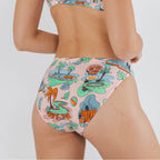 Shinesty The Motel Hotel Palm Springs tropical modal bikini – retro resort novelty