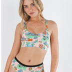 Shinesty The Motel Hotel Palm Springs tropical Boob Hammock scoop bralette – retro novelty