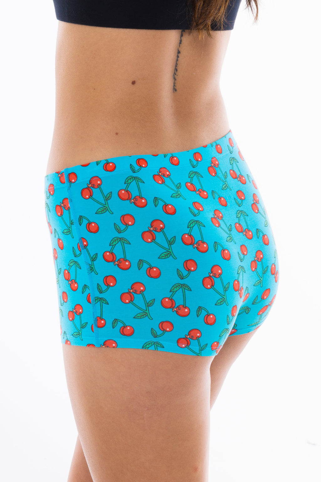 Shinesty The Fruit Salad cherry modal boyshort underwear – funny fruit novelty underwear