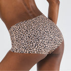 Shinesty The Wild Cat leopard print seamless boyshort underwear – bold animal print