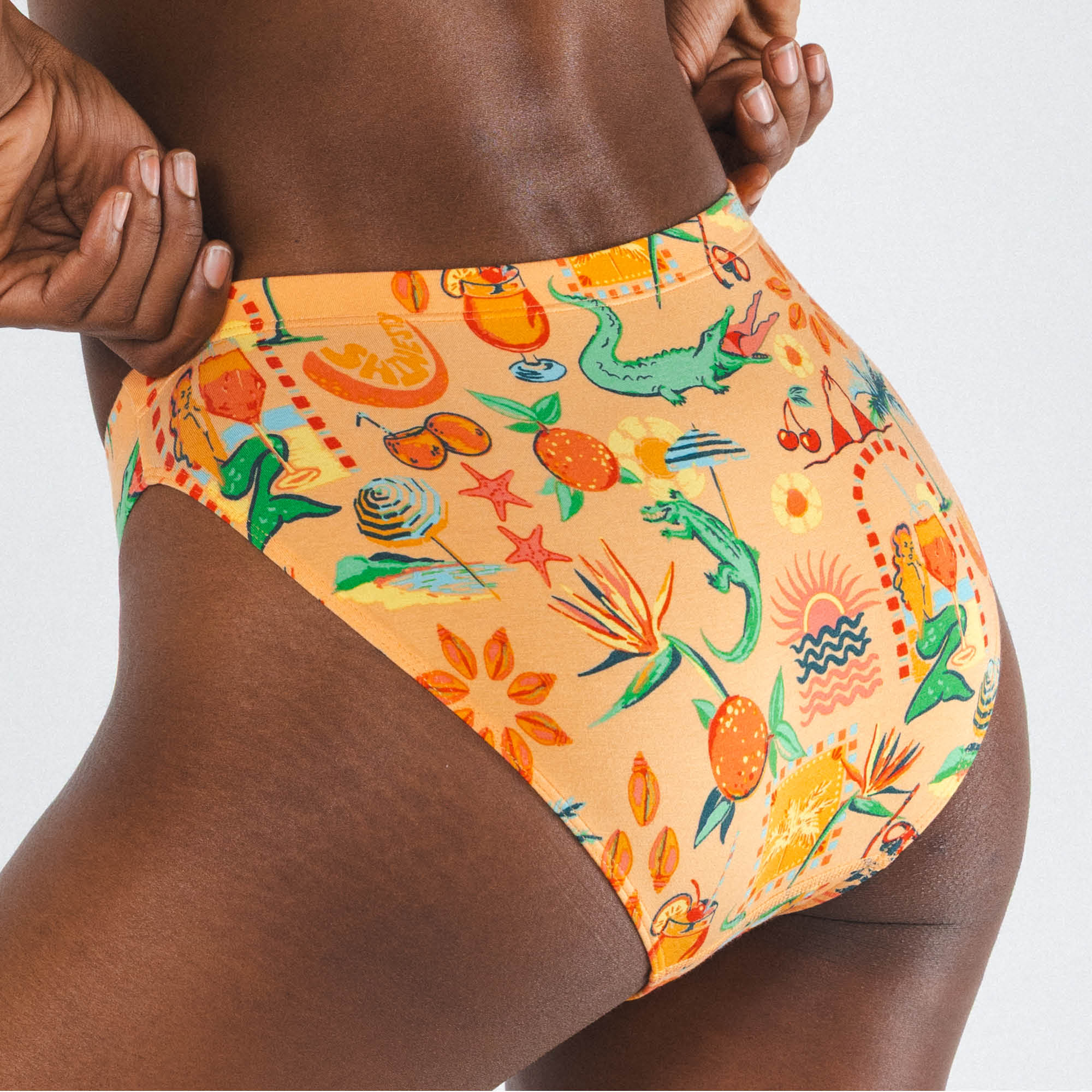 Shinesty The Sunshine State creamsicle summer modal bikini underwear – summer novelty