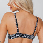 Shinesty The Salt and Pepper polka dot Boob Hammock triangle bralette – classic polka dot