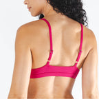 Shinesty The Begonia hot pink tonal Boob Hammock triangle bralette – bold pink bralette