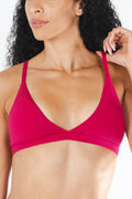 Shinesty The Begonia hot pink tonal Boob Hammock triangle bralette – bold pink bralette