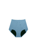 Dear Kate Nellie Brief Full in Dusty Teal, front flat lay on a white background.