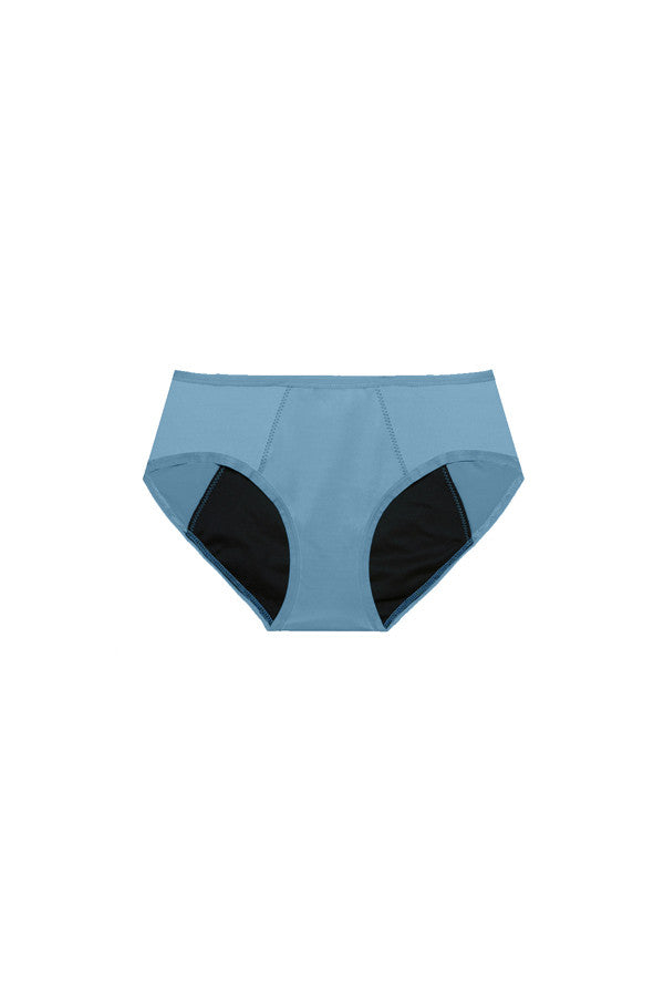 Dear Kate Nellie Hipster Full in Dusty Teal, front view flat lay on a white background.