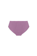 Dear Kate Nellie Hipster Mini in Ruby Red, back view flat lay on a white background.