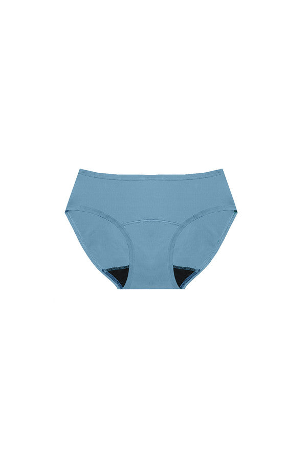 Dear Kate Nellie Hipster Mini in Dusty Teal, front view flat lay on a white background.