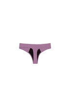 Dear Kate Nellie Thong in Ruby Red, back view flat lay on a white background.
