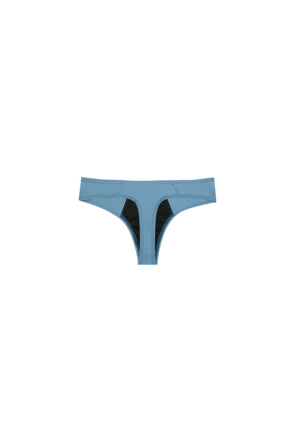 Dear Kate Nellie Thong in Berry, back view flat lay on a white background.