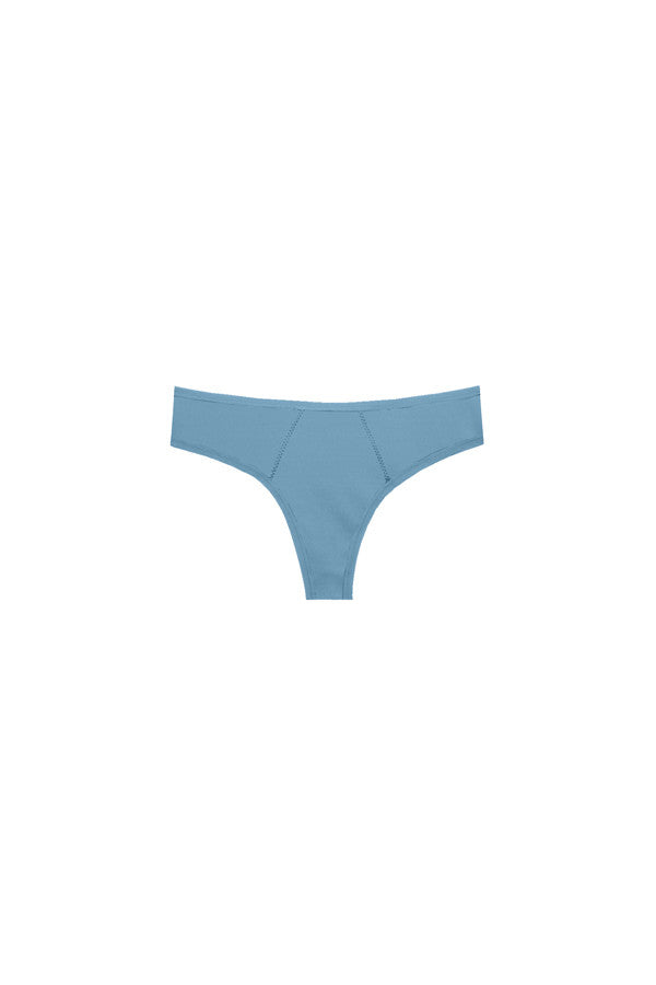 Dear Kate Nellie Thong in Berry, front view flat lay on a white background.