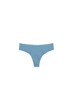 Dear Kate Nellie Thong in Berry, front view flat lay on a white background.