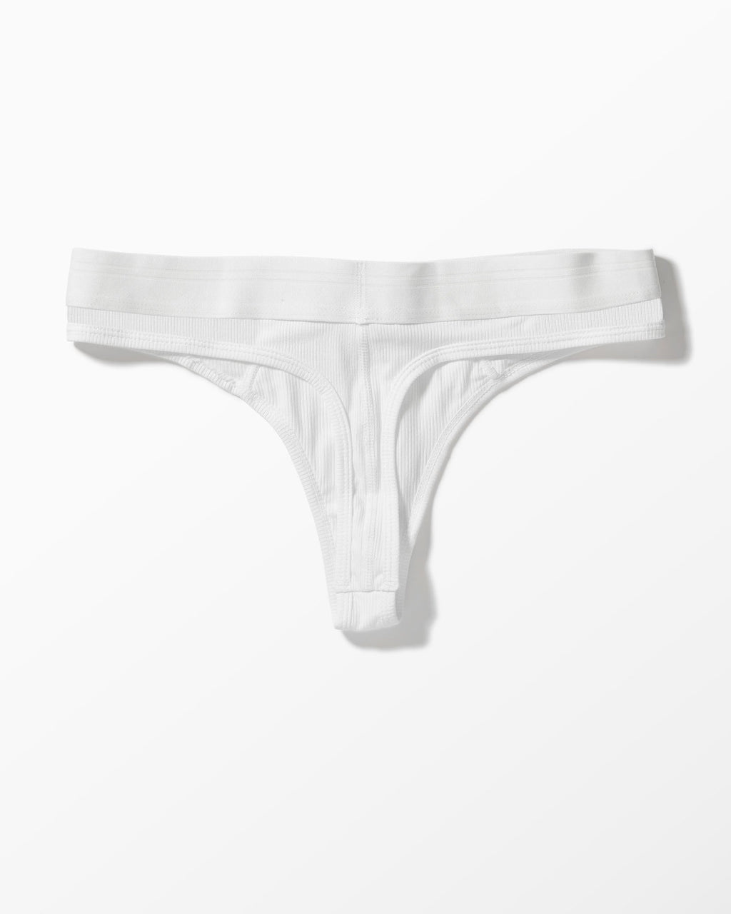 YYCG women's ribbed thong in black white gray – soft rayon minimal coverage underwear