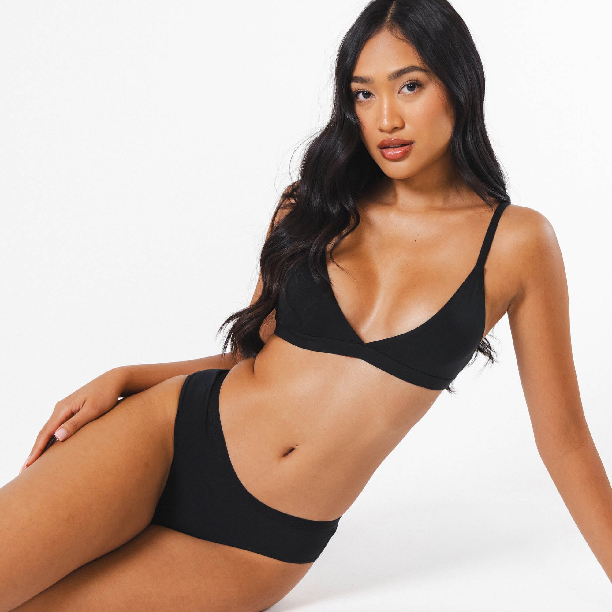 Shinesty The Threat Level Midnight solid black modal cheeky underwear – classic black