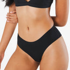 Shinesty The Threat Level Midnight solid black modal cheeky underwear – classic black