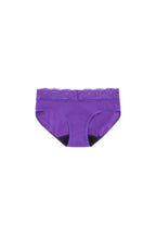 Dear Kate Ada Hipster Mini in Purple, front view flat lay on a white background.