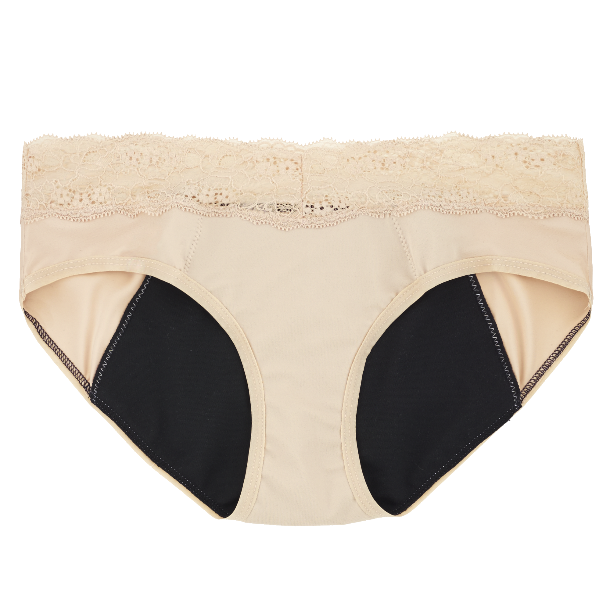 Dear Kate Ada Hipster Full in Beige, flat lay front view on a white background.