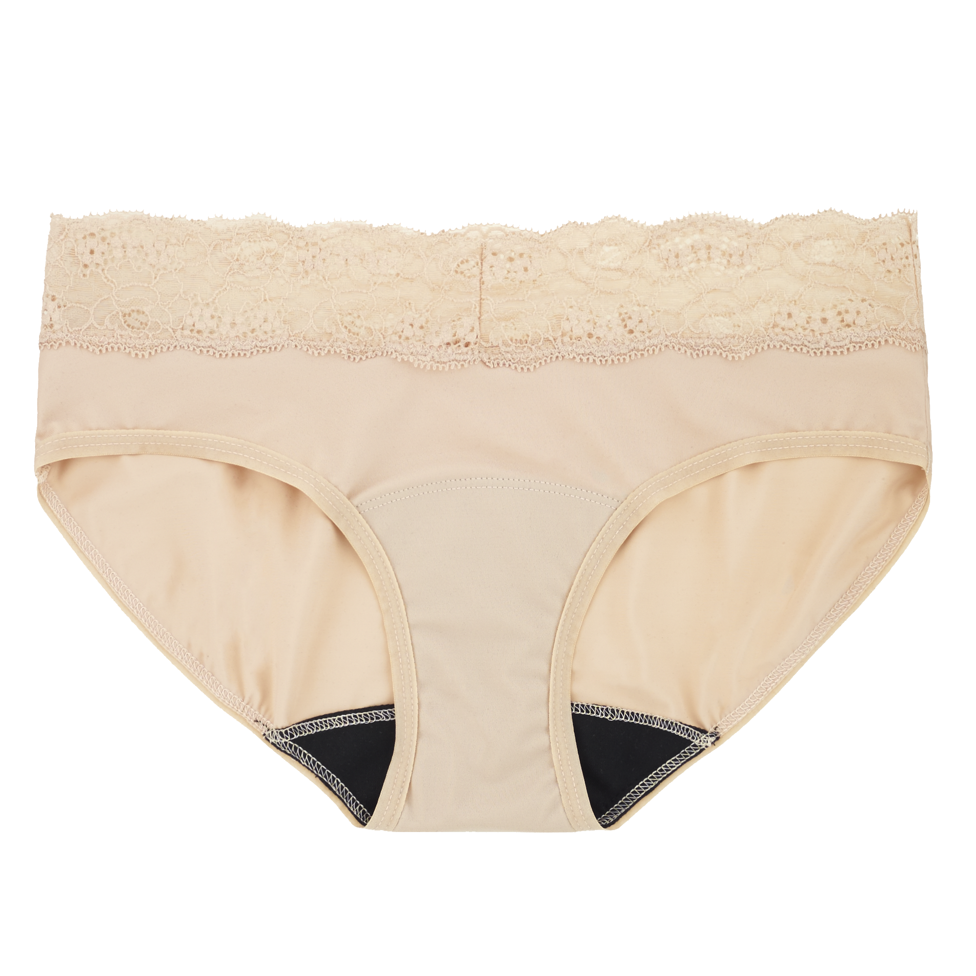 Dear Kate Ada Hipster Mini in Beige, front view flat lay on a white background.