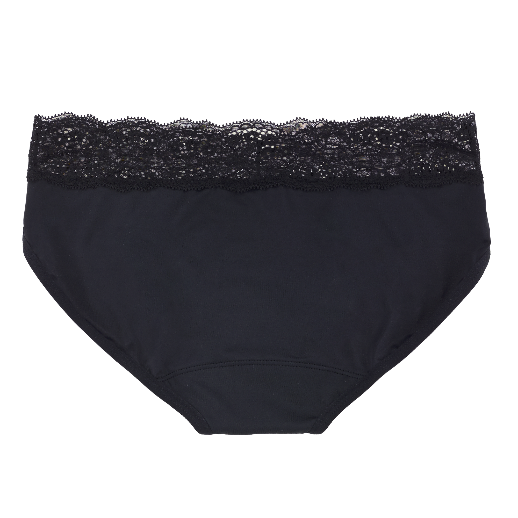Dear Kate Ada Hipster Mini in Black, back view flat lay on a white background.