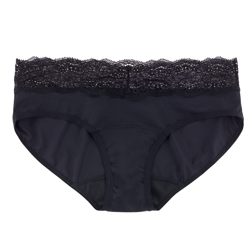 Dear Kate Ada Hipster Mini in Black, front view flat lay on a white background.