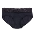 Dear Kate Ada Hipster Mini in Black, front view flat lay on a white background.