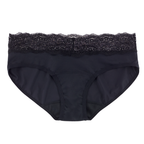 Dear Kate Ada Hipster Mini in Black, front view flat lay on a white background.