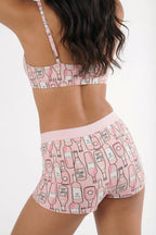 Shinesty The All Day rosé wine women's boxers – funny wine novelty lounge underwear