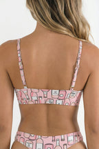Shinesty The All Day rosé wine Boob Hammock triangle bralette – funny wine novelty bralette