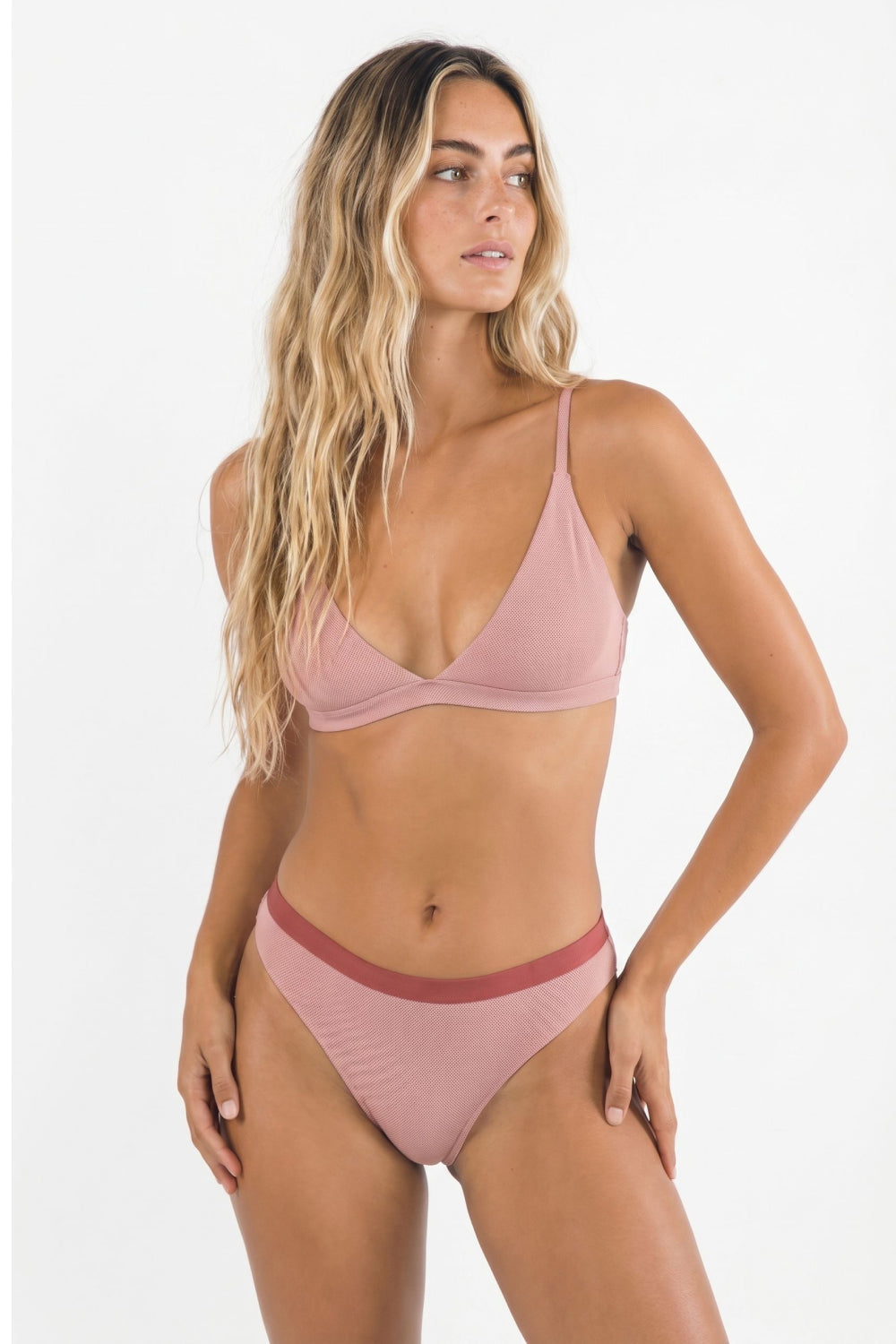 Shinesty The Bell Pep red chambray cheeky underwear – earthy red tonal novelty underwear