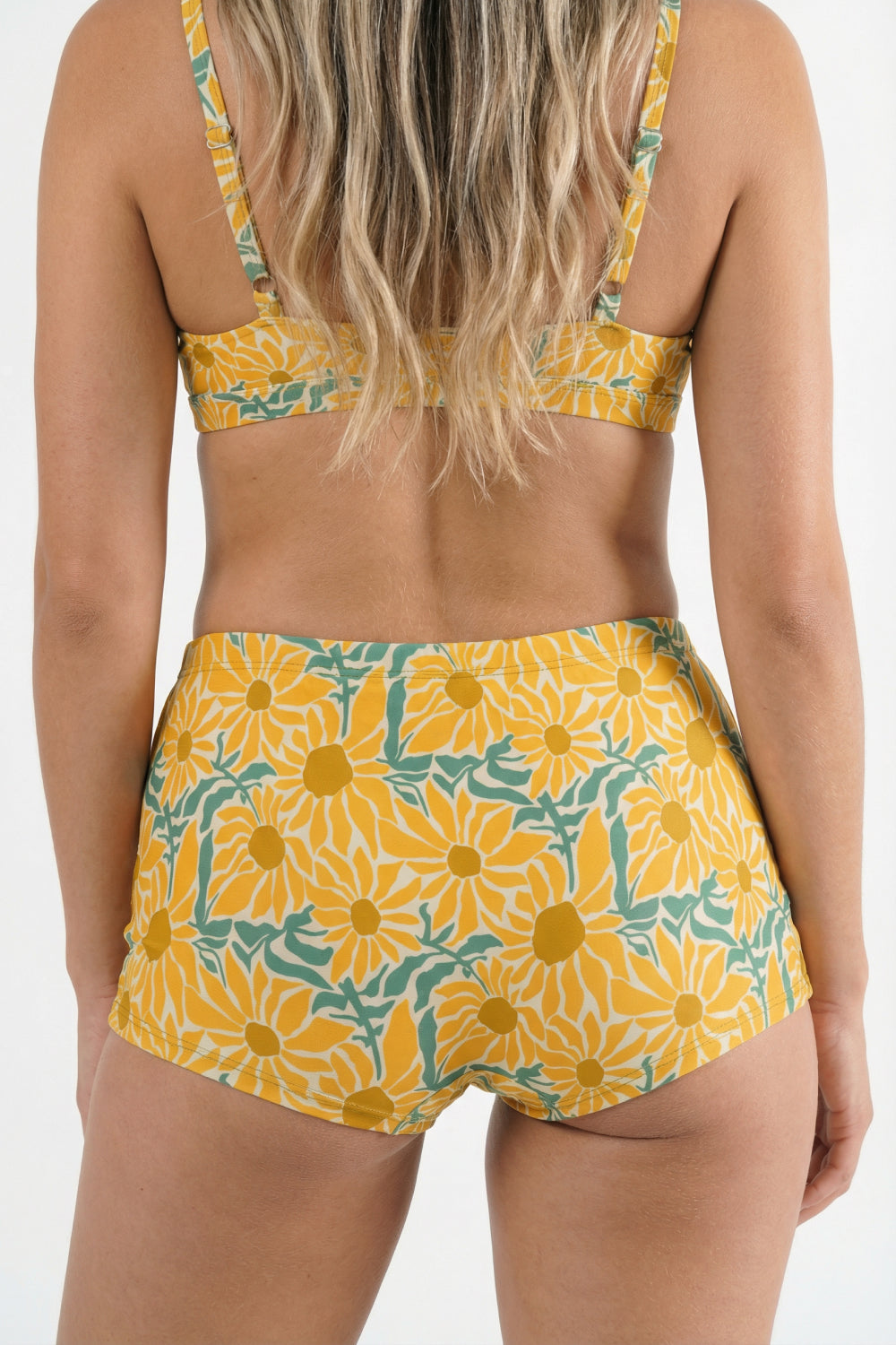 Shinesty The June Bug sunflower modal boyshort underwear – floral summer novelty underwear