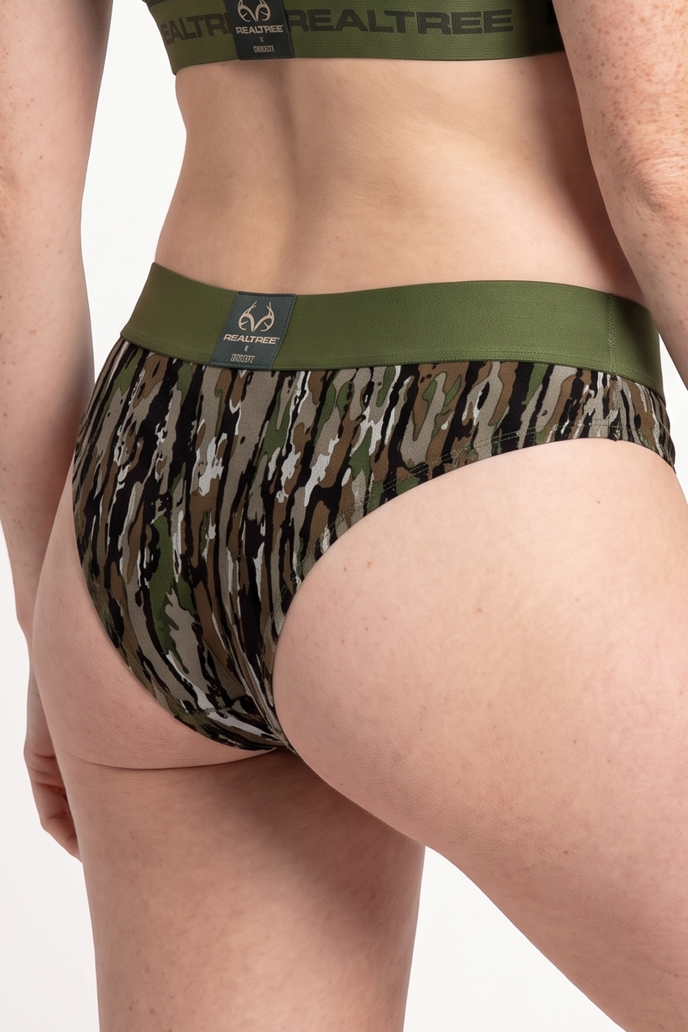 Shinesty The Barking Up Realtree® Bark Camouflage Cheeky Underwear – women's realtree® x shinesty bark camouflage print ch...