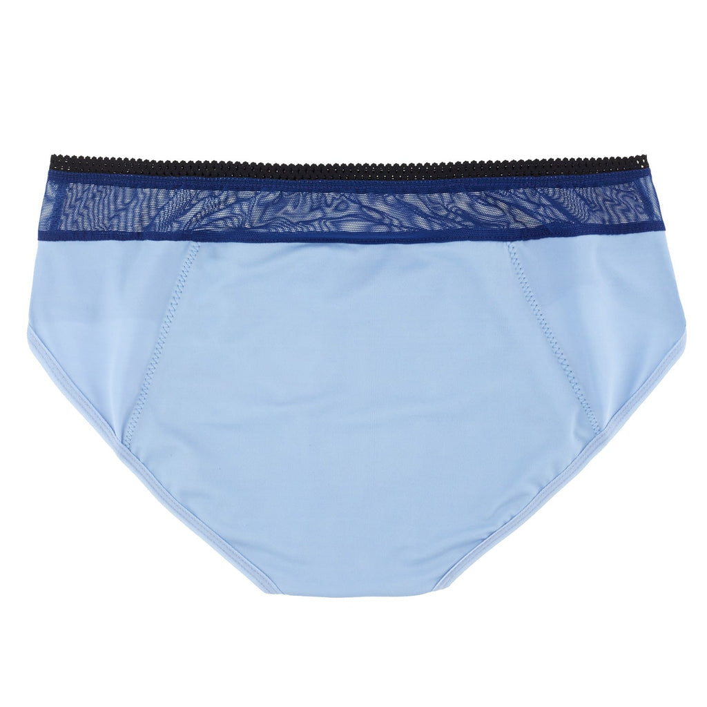 Dear Kate Billie Hipster Full in Blue Star, back view flat lay on a white background.