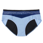 Dear Kate Billie Hipster Full in Blue Star, front view flat lay on a white background.