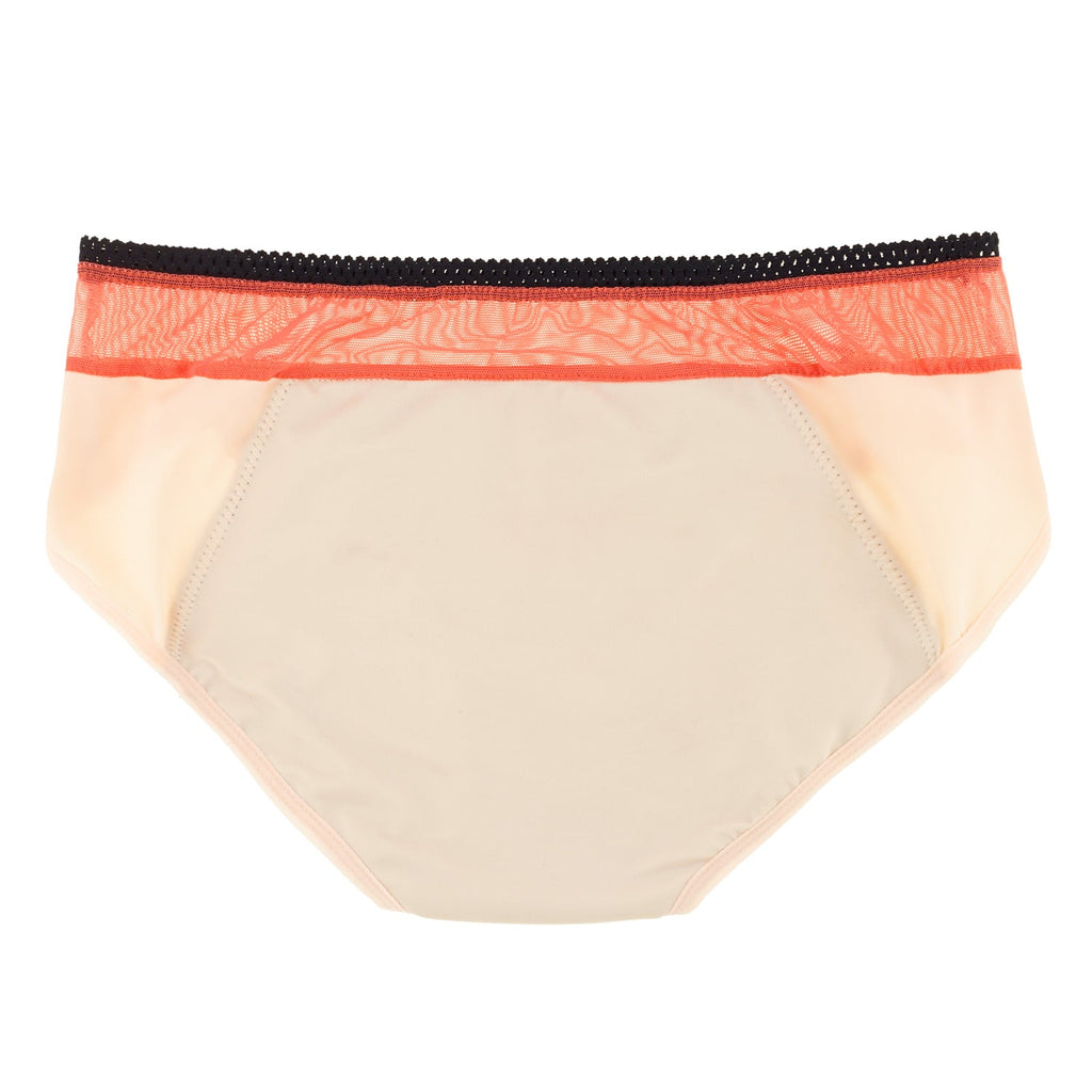 Dear Kate Billie Hipster Full in Sherbert, back view flat lay on a white background.