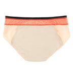 Dear Kate Billie Hipster Full in Sherbert, back view flat lay on a white background.