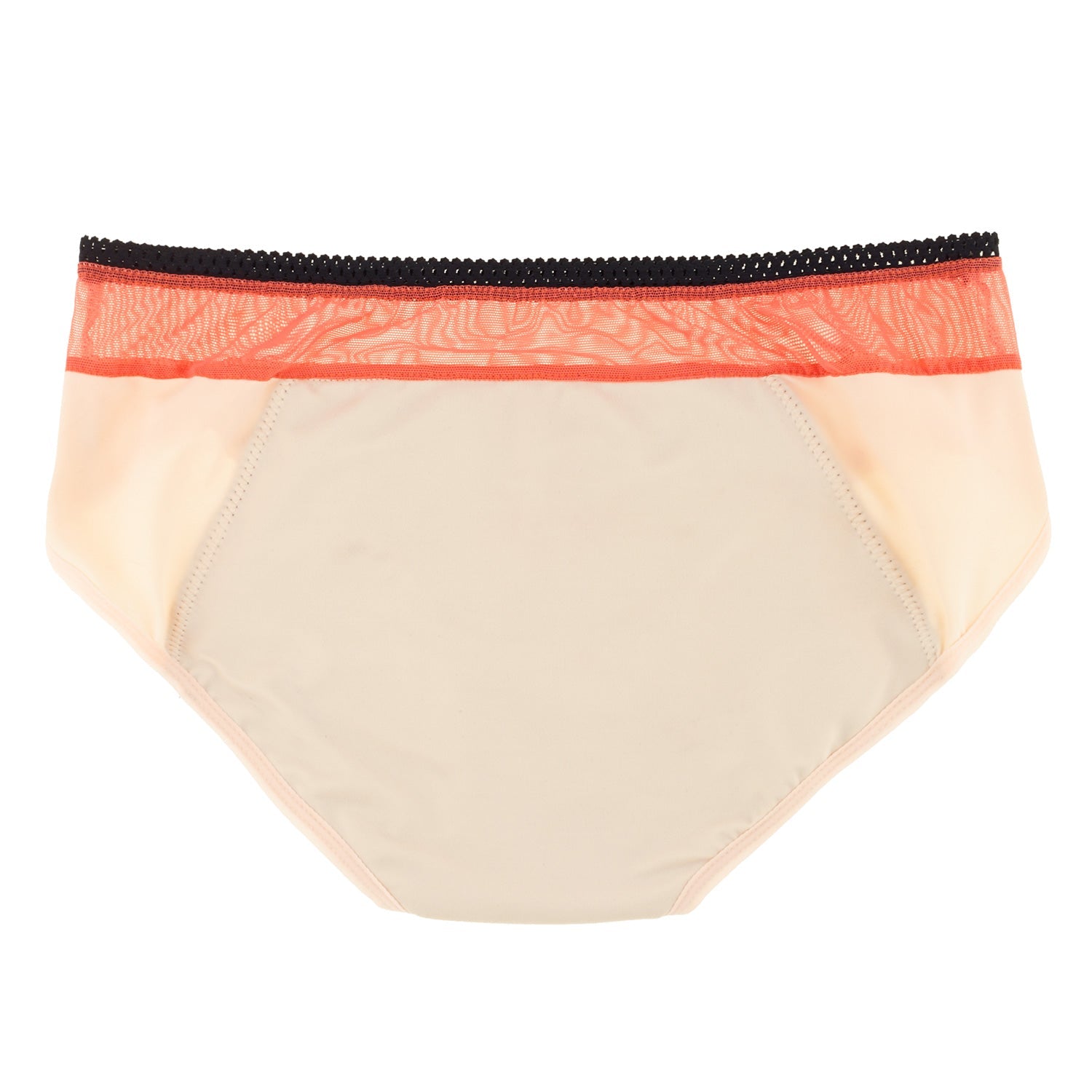 Dear Kate Billie Hipster Full in Sherbert, back view flat lay on a white background.