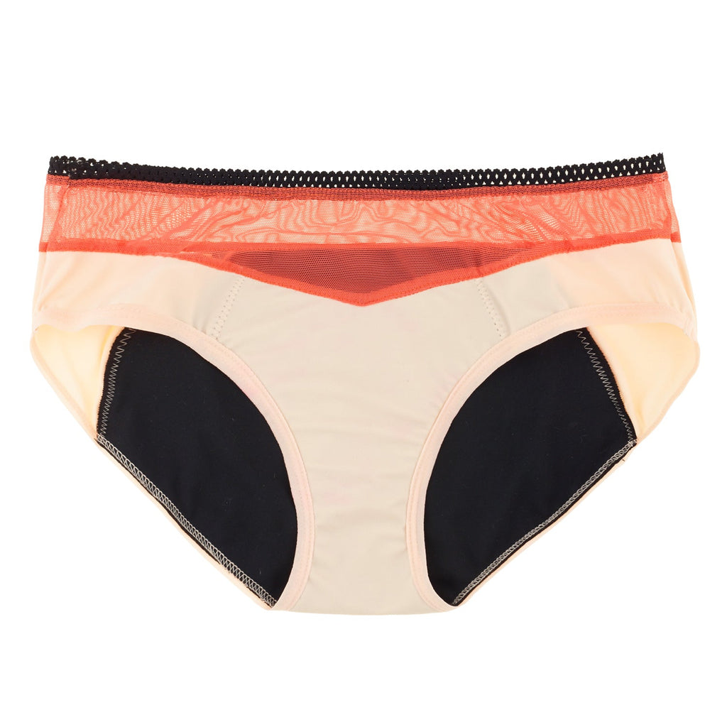 Dear Kate Billie Hipster Full in Sherbert, front view flat lay on a white background.