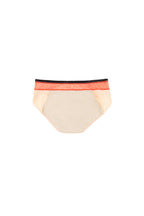Dear Kate Billie Hipster Full in Orange, alternate back view on a white background.