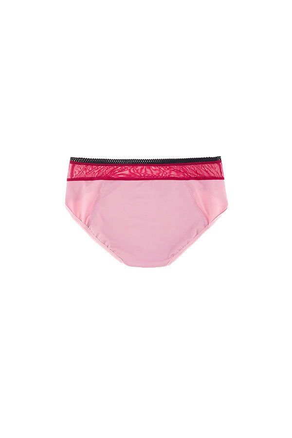 Dear Kate Billie Hipster Full in Pink, back view on a white background.