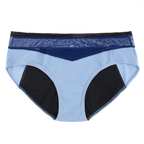 Dear Kate Billie Hipster Full in Blue Star, alternate front view flat lay on a white background.