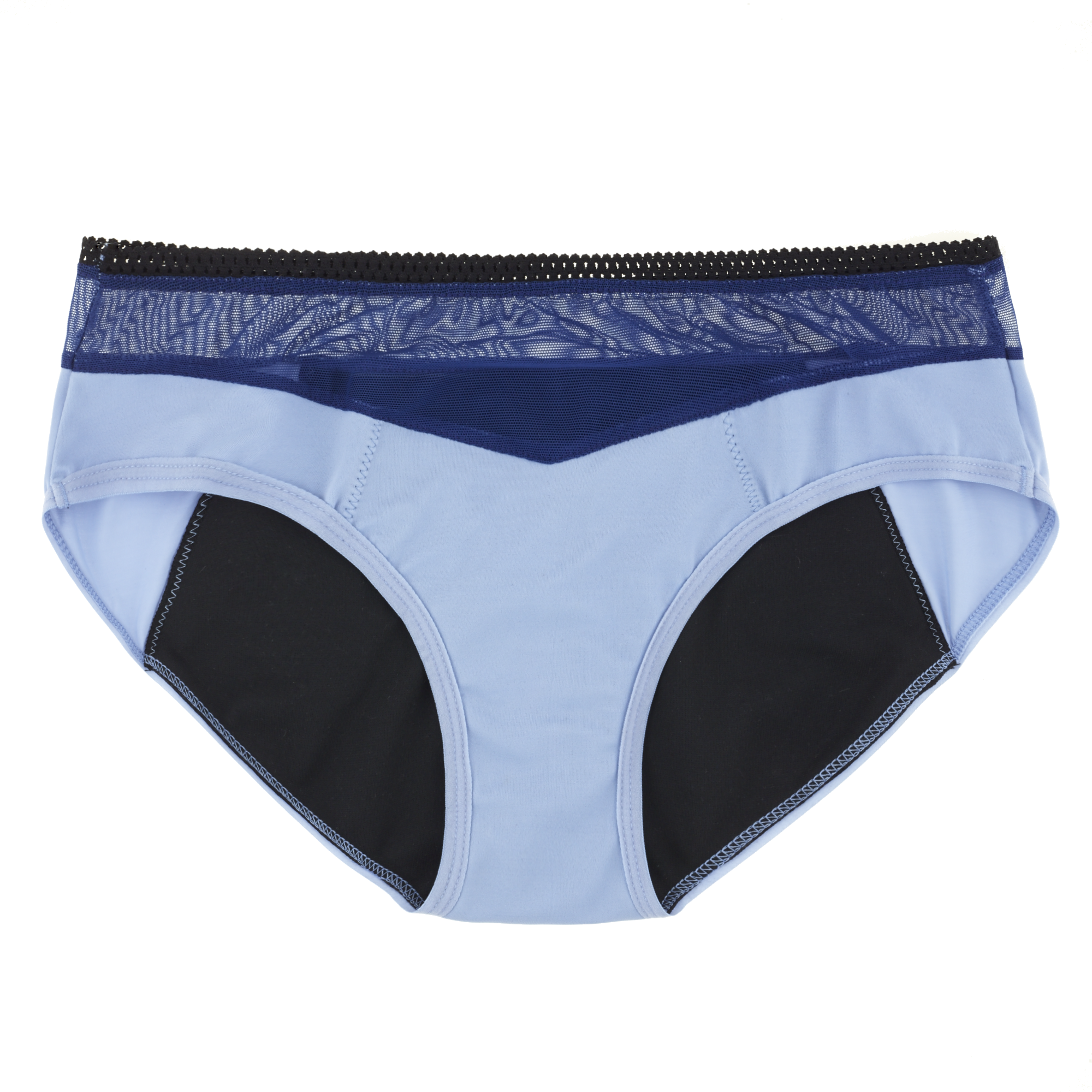 Dear Kate Billie Hipster Full in Blue Star, front view flat lay on a white background.