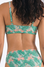 Shinesty The Flamboyance Flamingo Triangle Bralette – women's bold flamingo print triangle bralette