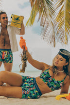 Shinesty The 5 O'Clock Somewhere x Margaritaville women's boxers – tropical collab novelty